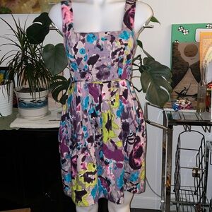 NWOT BB Dakota Multicolored A-line Dress sz 2